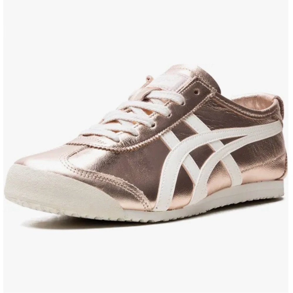 Onitsuka Tiger Mexico 66 trainers in Rose Gold NWT in Original Box